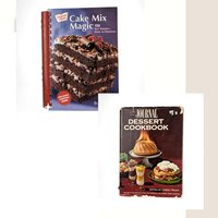 Vintage Dessert Cookbook Set: 2002 Duncan Hines Cake Mix Magic & 1964 Ladies Home Journal Cookbook