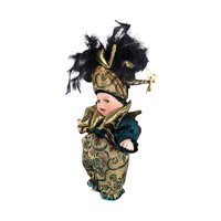 Vintage Porcelain Jester Doll | Mardi Gras Baby Doll | Collectible Doll