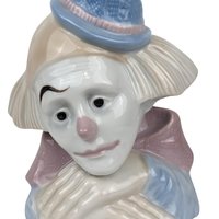 Vintage Meico Porcelain Sad Clown Figurine, Pierrot Clown, Collectible Clown, Sad Clown Decor, Unique Gift