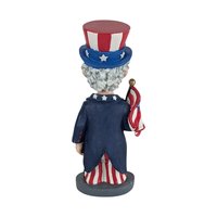 Vintage The Outfield Uncle Sam Wobble Doll, Patriotic Decor, Americana Figurine, Collectible Doll,  Hand-Painted, Unique Gift