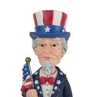 Vintage The Outfield Uncle Sam Wobble Doll, Patriotic Decor, Americana Figurine, Collectible Doll,  Hand-Painted, Unique Gift