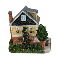 Vintage Liberty Falls Village Figurines, 7 Piece Set, Barber Shop, Firehouse, Shops, Courthouse, Collectible Miniatures, Gift for Collector