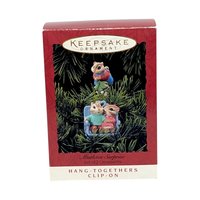 Vintage Hallmark Ornament Lot - 90s Keepsake Ornaments with Boxes - Mickey, Elves, Santa, & More