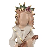 2001 Blue Sky Clayworks Heather Goldminc "Harmony" Candle Holder, Vintage Ceramic Figurine, Home Accent