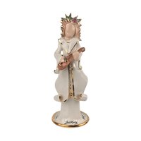 2001 Blue Sky Clayworks Heather Goldminc "Harmony" Candle Holder, Vintage Ceramic Figurine, Home Accent