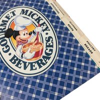 Cooking with Mickey Cookbook Pair, Around Our World and Volume 2, Disney Recipe Books, Softcover & Hardcover