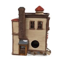 Vintage Dept 56 Ben's Barber Shop - New England Village #5939-0 -  Lighted Porcelain Building
