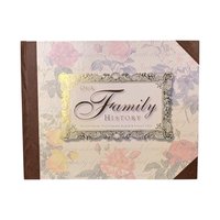 Vintage 1998 Our Family History Book - Photo Album & Genealogy Record - Gift for Family, Keepsake
