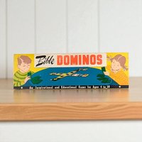 Vintage Bible Dominos Game, Religious Game, Children's Game, Sunday School Game, Educational Game, Christian Gift, Warner Press Game
