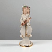 2001 Blue Sky Clayworks Heather Goldminc "Harmony" Candle Holder, Vintage Ceramic Figurine, Home Accent
