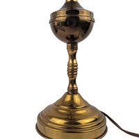 Vintage Double Brass Table Lamp, 16 Inch Height, Dual Light Desk Lamp, Antique Style Lighting, Unique Home Decor, Gift for Reader