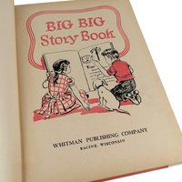 1955 Big Big Storybook, Whitman Publishing Hardcover, Classic Children's Stories, Collectible Book, Gift for Nostalgia Lover