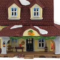 Vintage Dept 56 Van Tassel Manor - Sleepy Hollow - New England Village #5954-4 - Lighted Porcelain House