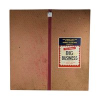 Vintage 1936 Transogram Big Business Board Game Wall Hanging - 17 3/4 Inch Square - Unique Home Decor - Retro Game Room Art