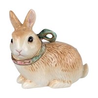 Vintage Fitz and Floyd Bunny Salt and Pepper Shakers: Woodland Spring Ceramic Rabbits