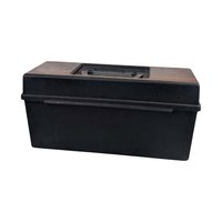 Vintage 1976 8-Track Tape Case with 12 Tapes: Faux Wood Grain Music Storage