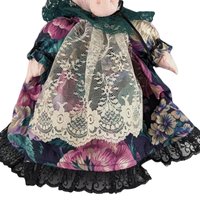 Vintage Fabric Pig Jar: Handmade Folk Art Whimsical Decor