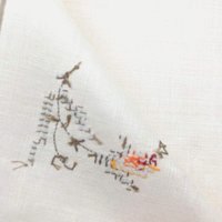 Vintage Bucilla Cross Stitch Placemat Set: Floral Embroidered Linen Napkins
