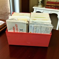 Vintage 1970s Betty Crocker Recipe Box: Retro Handwritten Recipe Collection