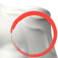 2005 Blue Sky Signed Heather Goldminc Porcelain Face Vase