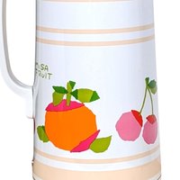 Vintage Diamond Misa Fruit Insulated Serving Pitcher, 1 Liter,  Mid-Century Modern, Made in Japan, with Original Box