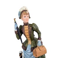 1987 Avon Mrs. Albee Lady Figurine Award, Vintage Avon Collectible, Gift for Avon Representative, Home Decor