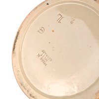 Vintage West Germany Ceramic Lidded Container, 9"H Decorative Storage Jar, Gift for Collector, Kitchen Decor, Home Organization