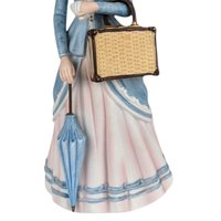1979 Avon Mrs. Albee Award Figurine, Vintage Avon Collectible, Woman with Hat and Bag, Sales Achievement Award, Ceramic Figurine