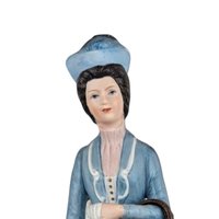 1979 Avon Mrs. Albee Award Figurine, Vintage Avon Collectible, Woman with Hat and Bag, Sales Achievement Award, Ceramic Figurine