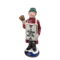Vintage Fitz and Floyd Caroler Set, A Christmas Carol 1843-1993, Porcelain Figurines, Collector Series, Holiday Decor, Gift for Dickens Fans