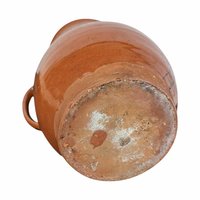 Vintage Handmade Stoneware Pitcher, Rustic Home Decor, Brown Pottery, 7.5 Inches, Country Farmhouse Style