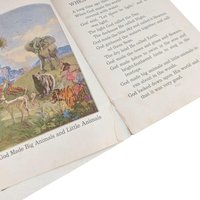 1941 Bible Primer by Marian Madison, Whitman Softcover Book, Dorothy Handsaker Art, Vintage Christian Kids Book, Sunday School Storybook
