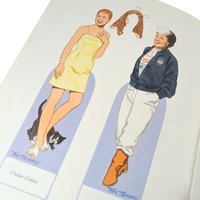 1994 Tom Tierney Bill Clinton, Former President Paper Doll Book, Unused Vintage Collectible, Presidential Family Paper Dolls