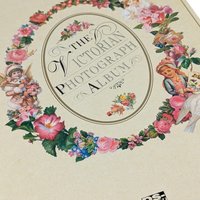 Vintage 1996 Victorian Themed Photograph Album, Holds 35 Photos, Floral & Butterfly Design, Memory Keeper, Gift for Sentimental Souls