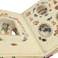 Vintage 1996 Victorian Themed Photograph Album, Holds 35 Photos, Floral & Butterfly Design, Memory Keeper, Gift for Sentimental Souls