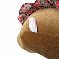 1985 Commonwealth Velveteen Rabbit Christmas Bunny Plush, Vintage Holiday Decor, Collectible Stuffed Animal, Gift for Rabbit Lovers