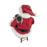 1998 Clothique Possible Dreams Santa Figure, Sitting with Book, Collectible Santa Claus, Holiday Gift, Possible Dreams Santa