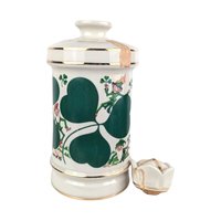 1986 Old Commonwealth "A Happy Green St. Patrick's Day" Decanter, Vintage Whiskey Decanter, Irish Decor, Collectible Decanter, Empty Bottle