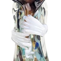 Vintage Art Glass Clown, Handblown Glass Clown, Collectible Glass Figurine, Clown Decor, Art Glass Sculpture, Whimsical Clown, Glass Art