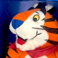 1997 Tony the Tiger Plush Toy, Frosted Flakes Mascot, Vintage Kellogg's Plush, Collectible Toy, Advertising Character