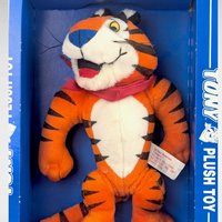 1997 Tony the Tiger Plush Toy, Frosted Flakes Mascot, Vintage Kellogg's Plush, Collectible Toy, Advertising Character