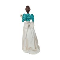 1995 Avon Presidents Club Mrs. Albee Award Figurine, Vintage Avon Collectible, Woman with Teacup,  Sales Achievement Award, Original Box