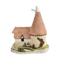 1981 David Winter Single Oast Village Building, Collectible English Cottage Sculpture, Vintage Home Decor, Gift for Collector