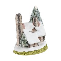 1984 David Winter Snow Cottage Village Figure, Winter Scene Collectible, Vintage Home Decor, Christmas Gift, Miniature Snow Cottage