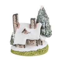 1984 David Winter Snow Cottage Village Figure, Winter Scene Collectible, Vintage Home Decor, Christmas Gift, Miniature Snow Cottage