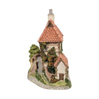 1984 David Winter Tollkeepers Cottage, English Countryside Sculpture, Vintage Collectible, Gift for Collector, Miniature Stone Cottage