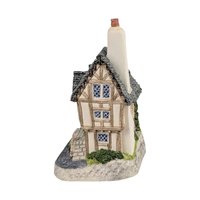 1992 David Winter Swan Upping Cottage, Vintage Collectible Miniature House, English Cottagecore Decor, Gift for Collector
