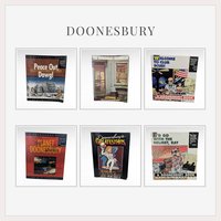 Vintage Doonesbury Comic Book Lot, G.B. Trudeau, Peace Out Dawg, Planet Doonesbury, Greatest Hits, Political Satire, Gift for Comic Fan
