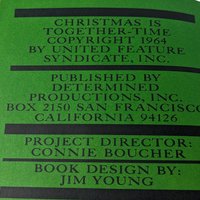 1964 Peanuts Christmas is Together Time Book, Vintage Charles Schulz Book, Collectible Peanuts Book, Holiday Gift, Nostalgic Christmas