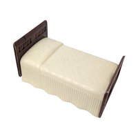 Vintage Renwal Dollhouse Bedroom Set, 1:16 Scale Modern Furniture, Miniature Beds Dressers Vanity, 1950s Collector Toy